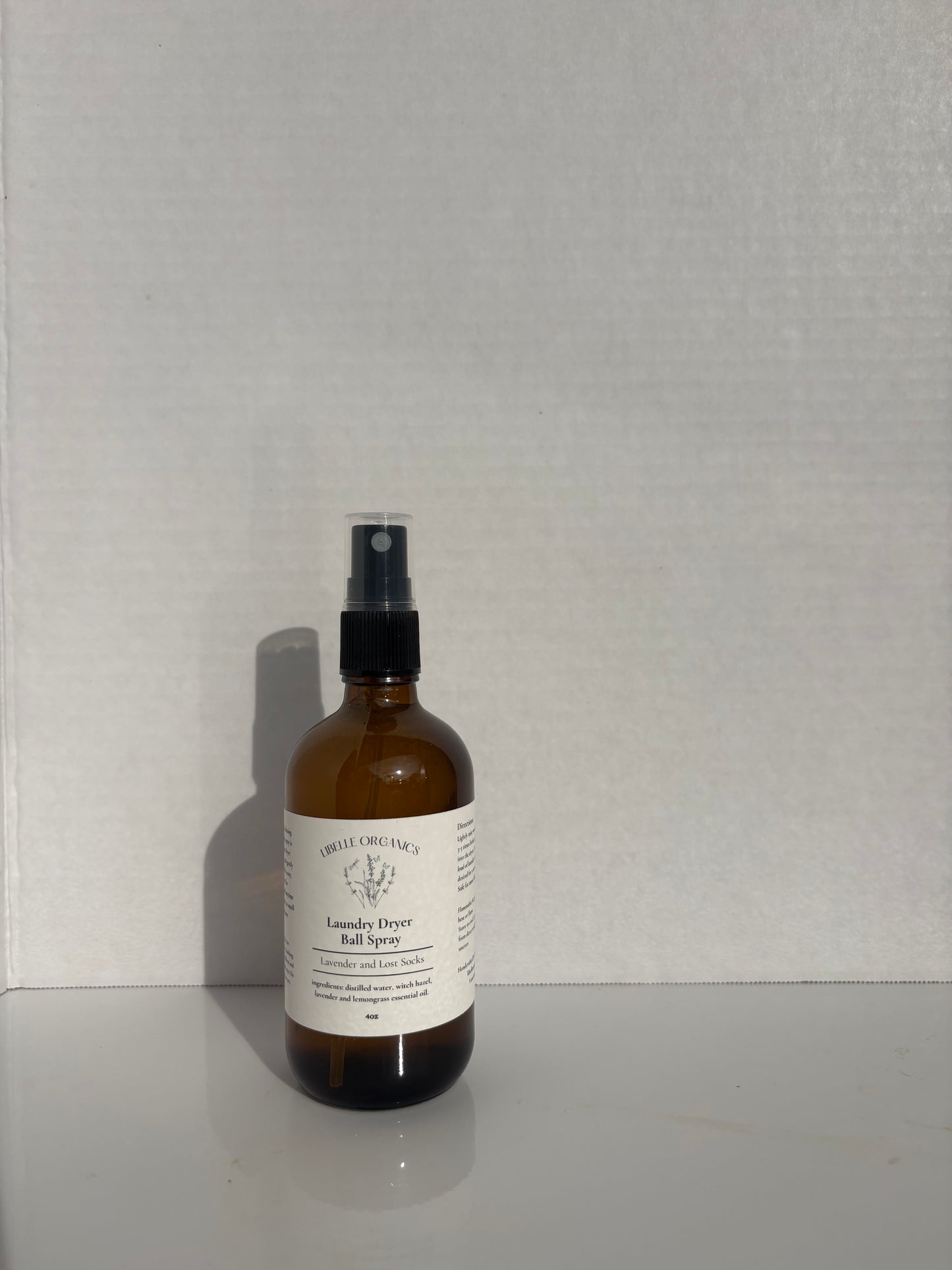 Laundry Dryer Ball Spray- Lavender and Lost Socks (4 oz)