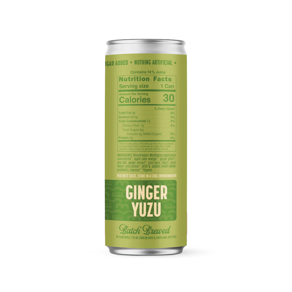 Ginger Yuzu Probiotic Refresher (single)