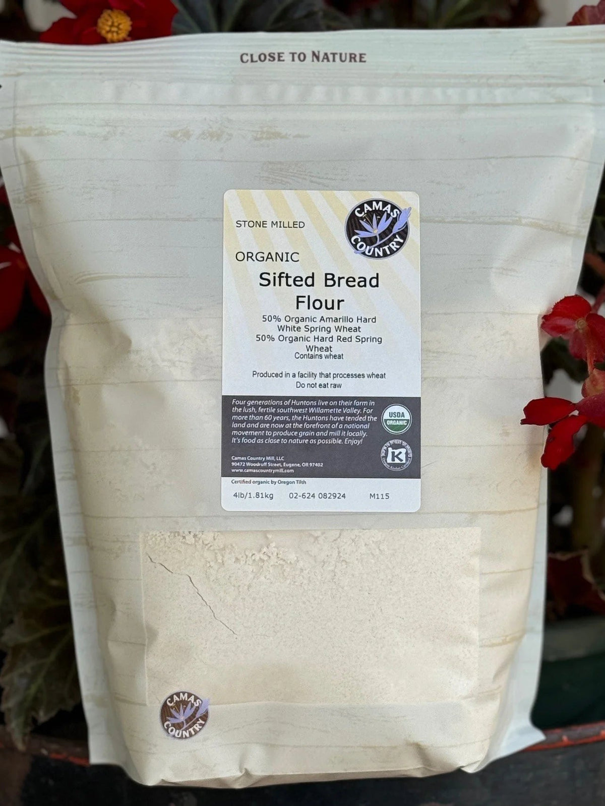 Organic Sifted Bread Flour (4 lbs)