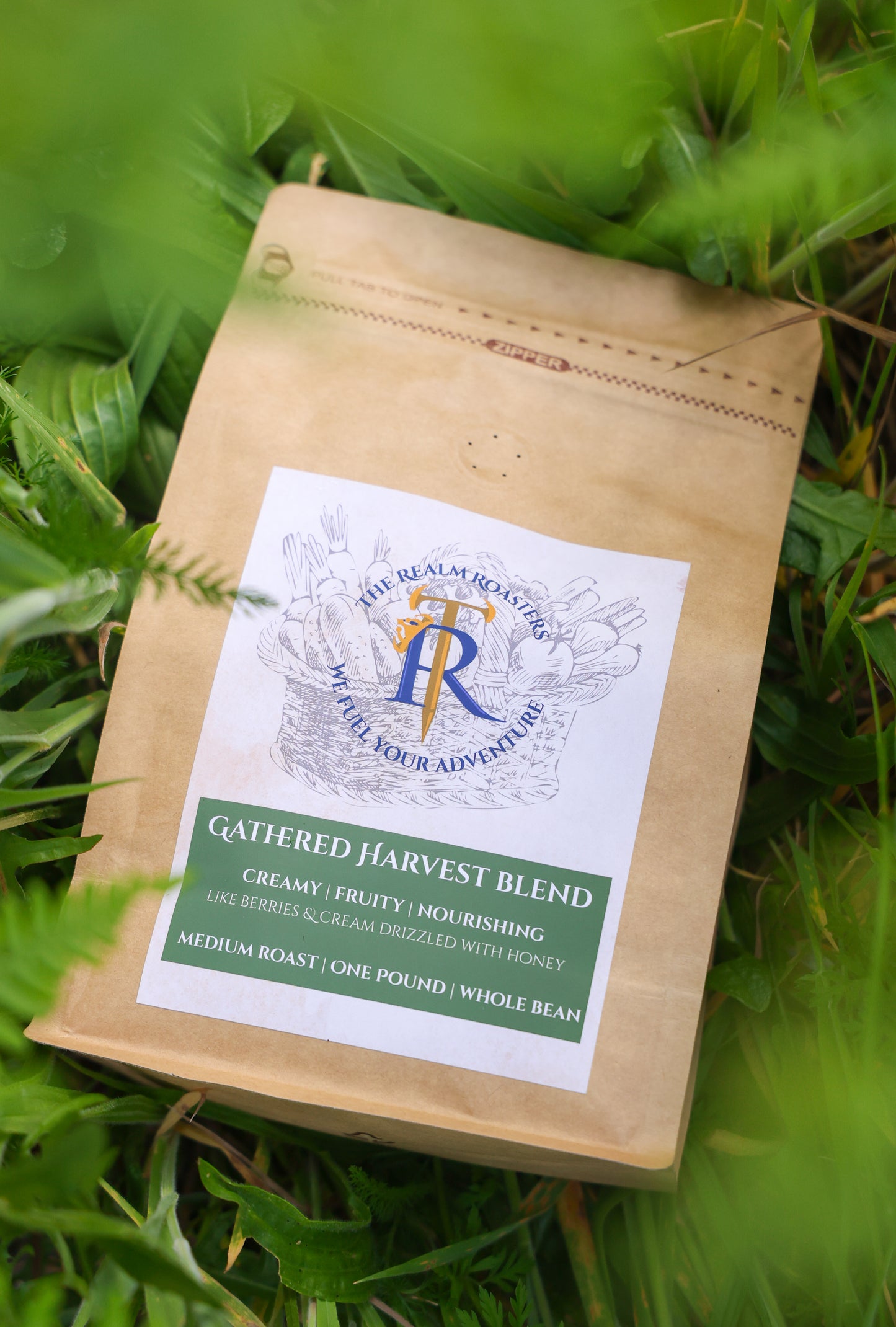 Realm Coffee- Gathered Harvest Blend (16 oz)
