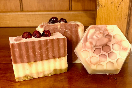 Goat Milk Soap- Christmas Cranberry