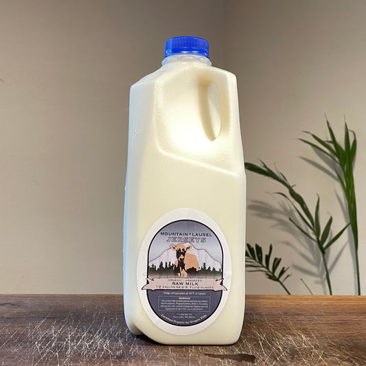 Raw Milk (1/2 gallon)