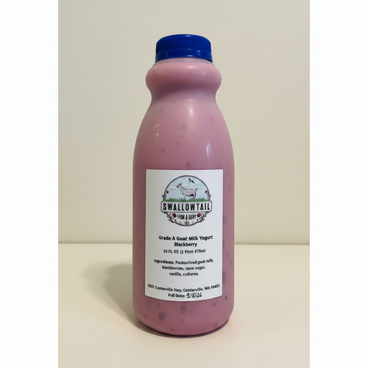Goat Milk Yogurt- Blackberry (Pint)