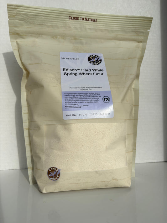 Edison Hard White Wheat Flour (4 lbs)