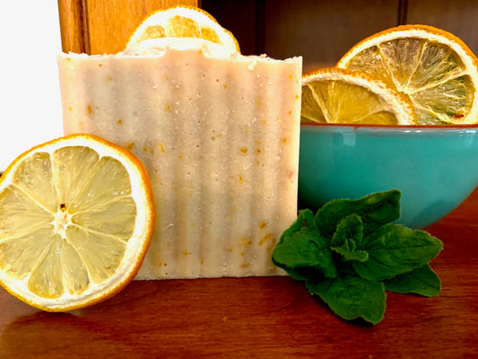 Goat Milk Soap- Lemon Mint