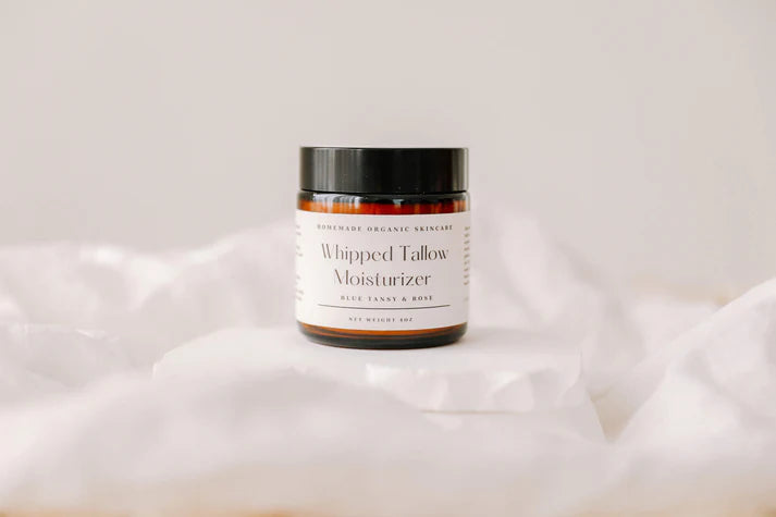 Blue Tansy & Rose Whipped Tallow Moisturizer (1 oz)