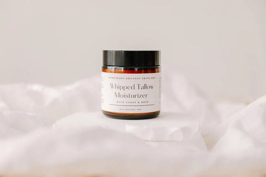 Blue Tansy & Rose Whipped Tallow Moisturizer (1 oz)