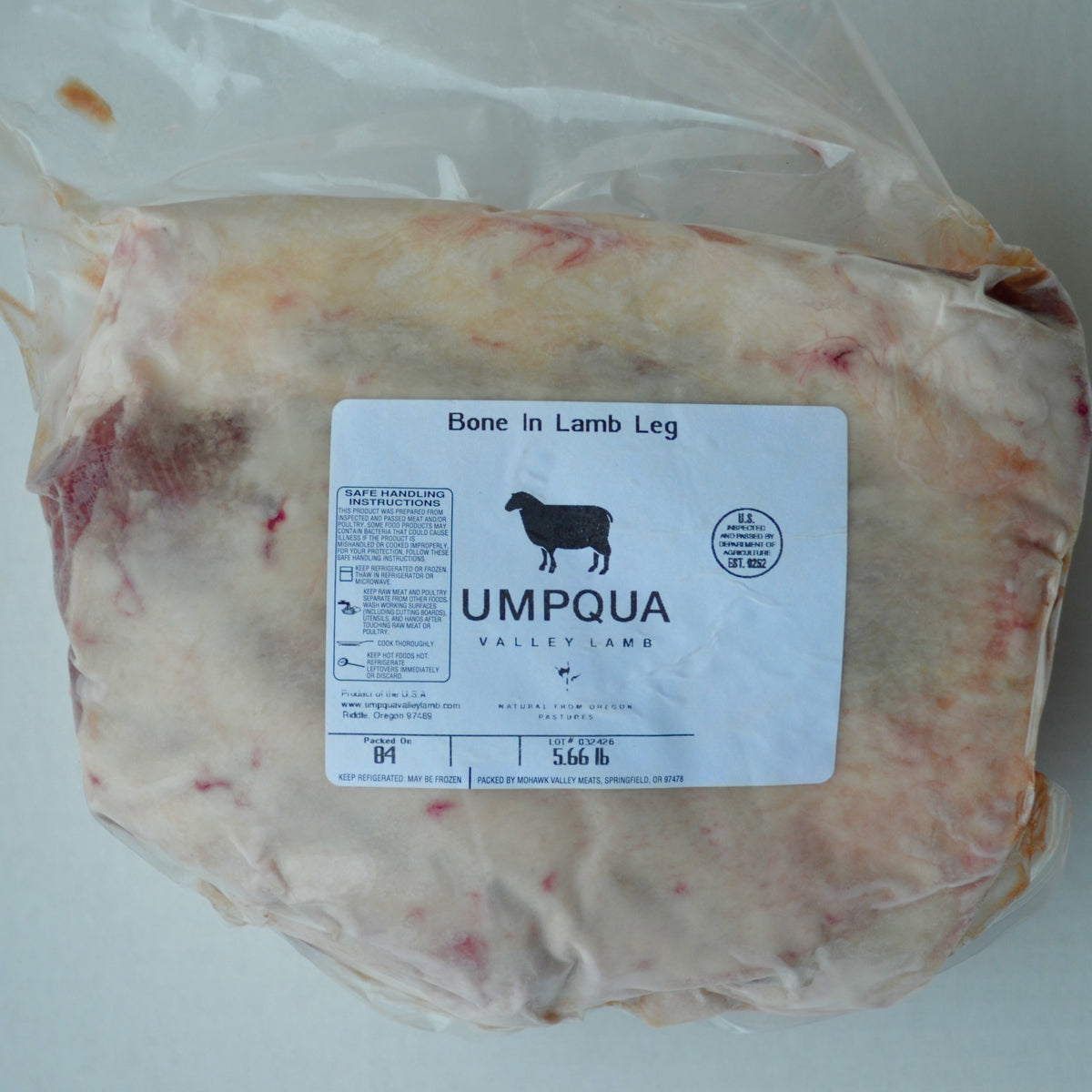 Bone-in Lamb Leg