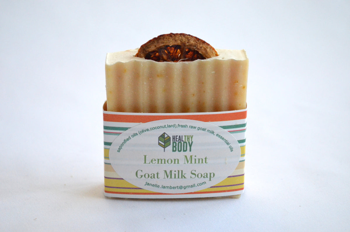 Goat Milk Soap- Lemon Mint