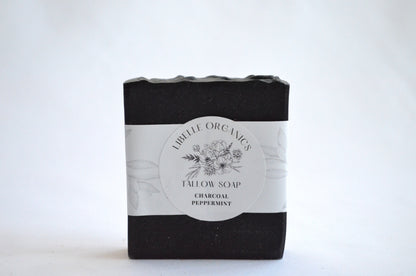 Charcoal Peppermint Tallow Soap
