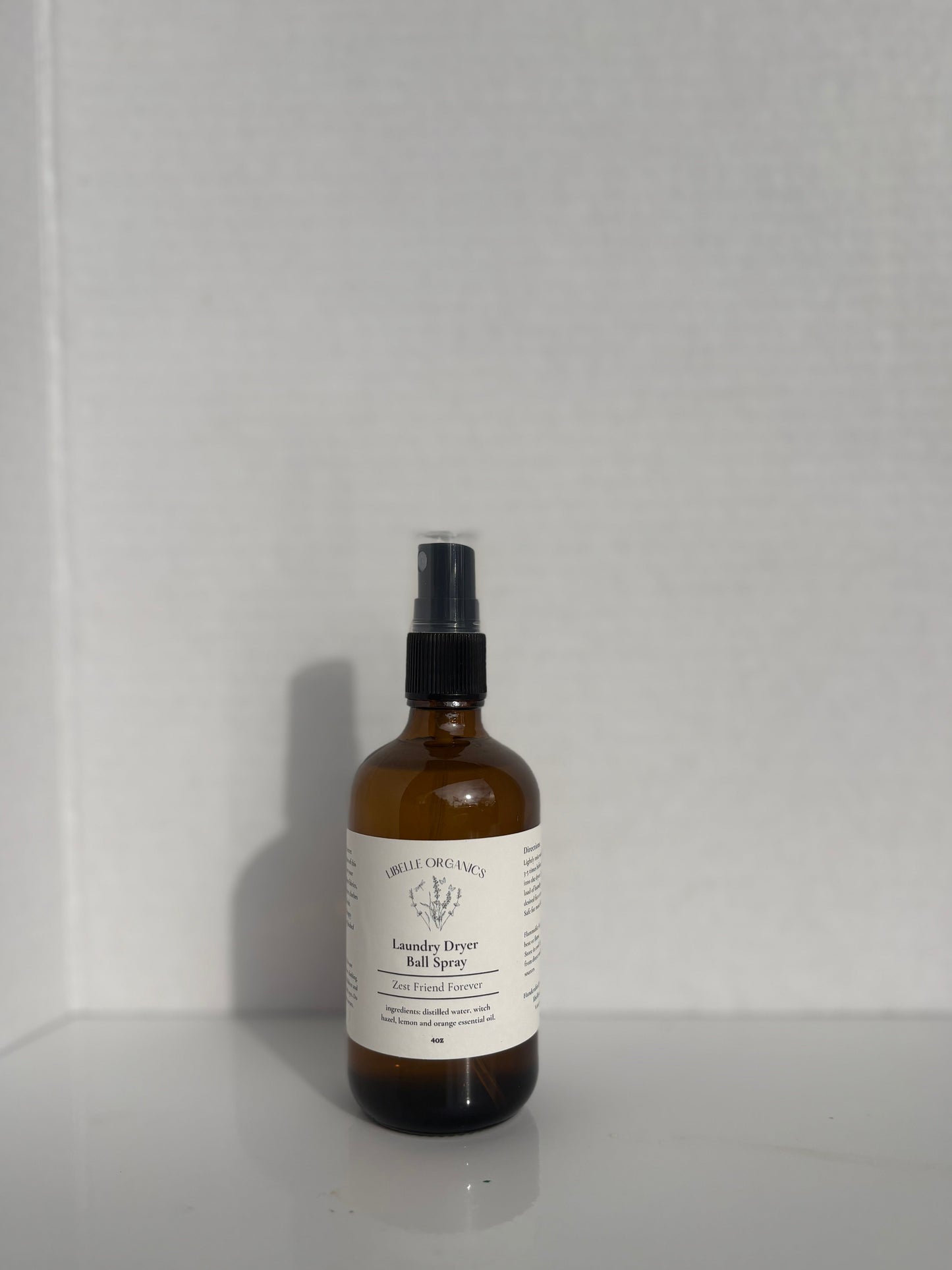 Laundry Dryer Ball Spray- Zest Friend Forever (4 oz)