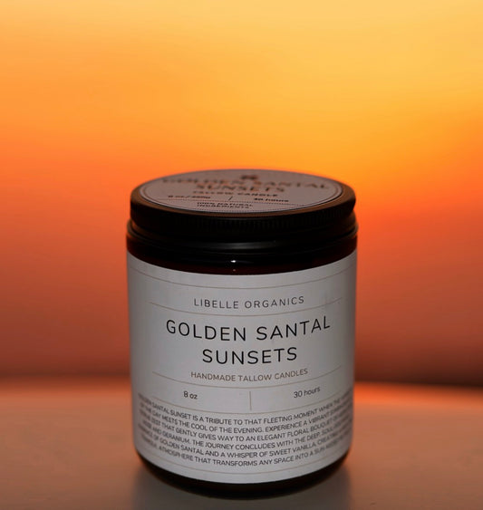 Golden Santal Sunset Candle (8 oz)