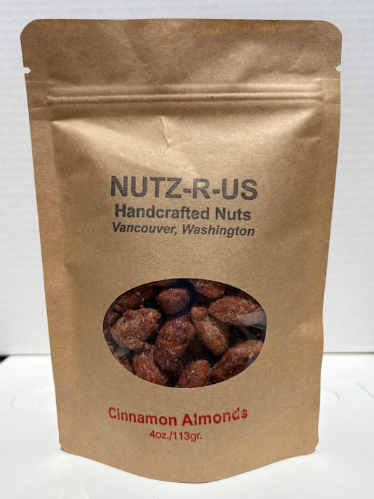Cinnamon Almonds (4 oz)
