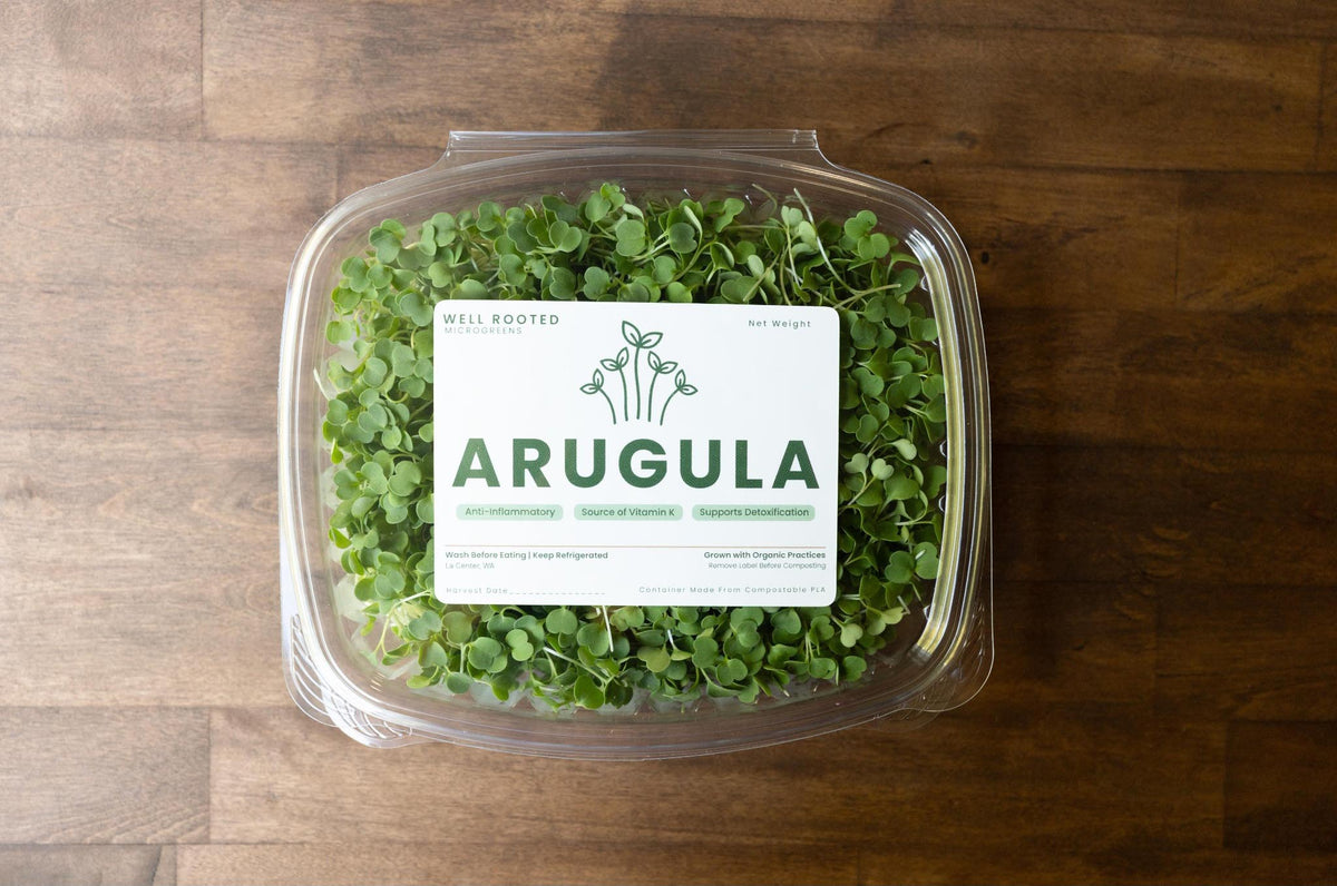 Organic Arugula Microgreens (2 oz)
