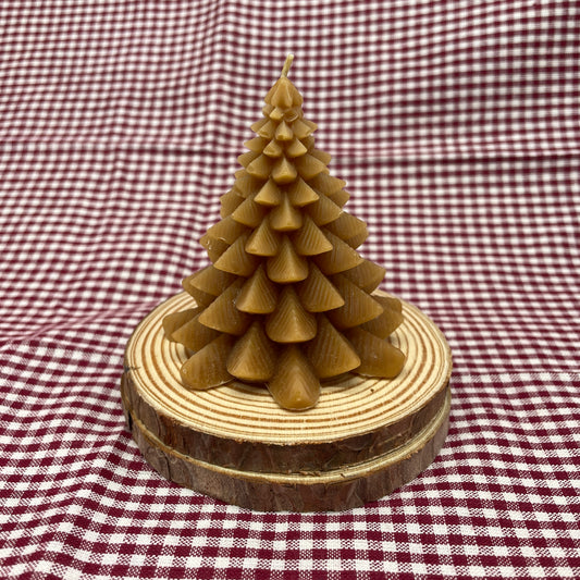 Beeswax Candle- Tree 2