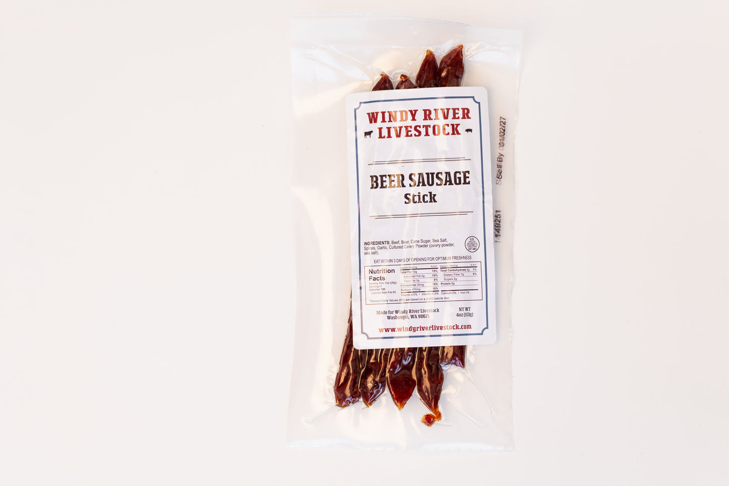 Beer Sausage Beef Sticks (4oz)