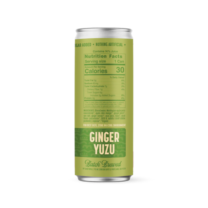 Ginger Yuzu Probiotic Refresher (single)