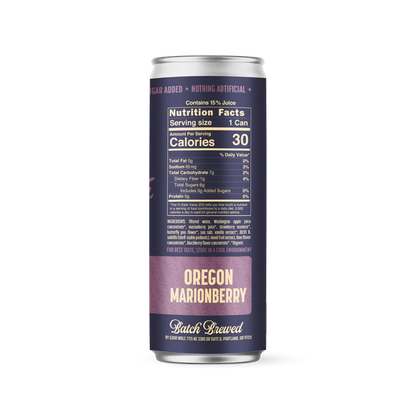 Marionberry Probiotic Refresher (single)