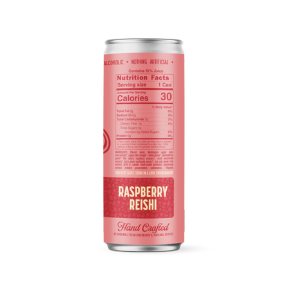 Raspberry Reishi Probiotic Refresher (single)